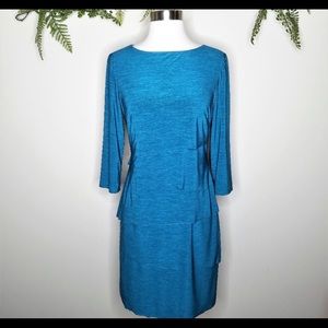 Tahari Size 4 Teal dress